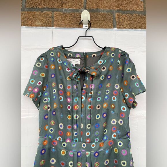 Maison common silk midi dress size 38/6 - Picture 5 of 14